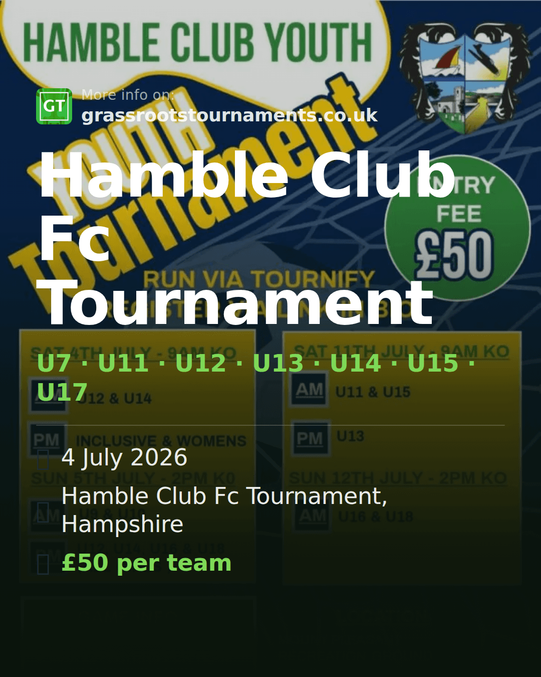 Hamble Club Fc Tournament — social preview