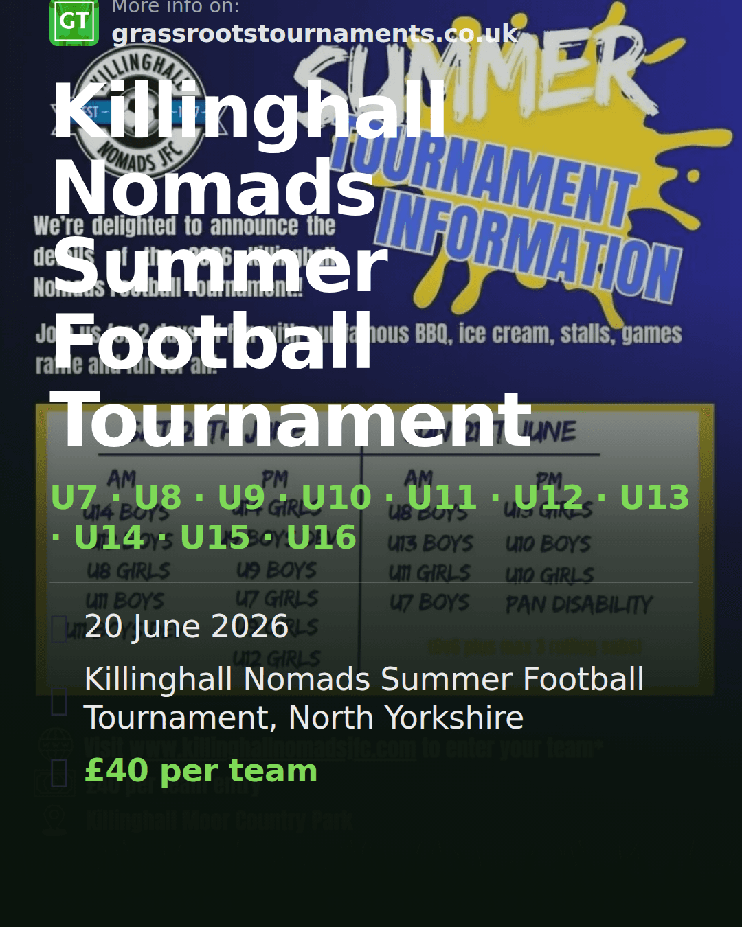 Killinghall Nomads Summer Football Tournament — social preview