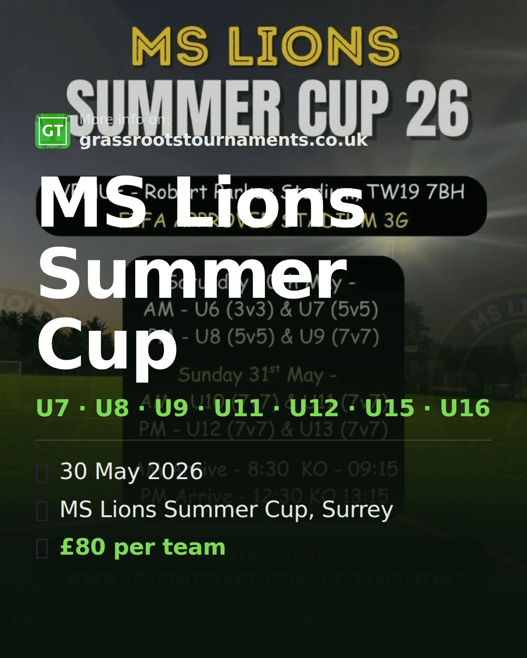 MS Lions Summer Cup — social preview
