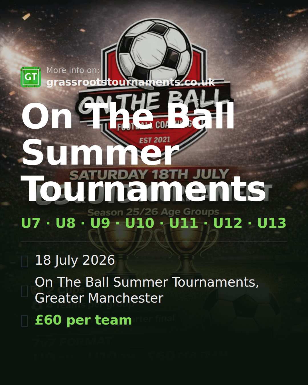 On The Ball Summer Tournaments — social preview