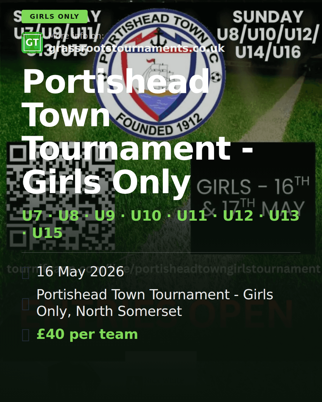Portishead Town Tournament - Girls Only — social preview