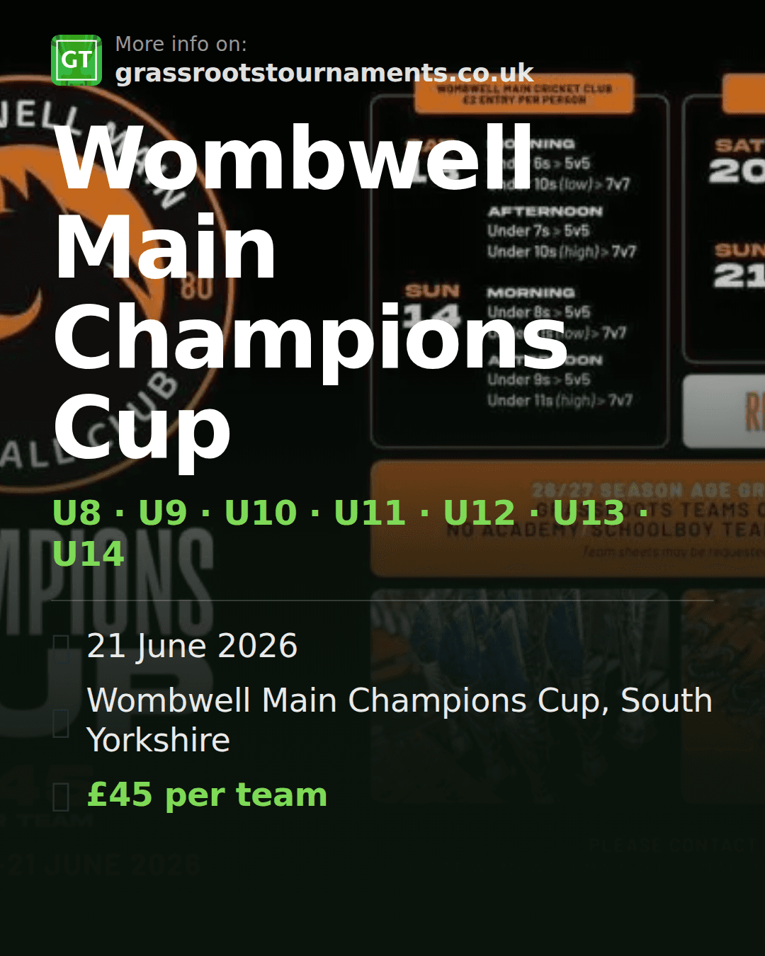 Wombwell Main Champions Cup — social preview